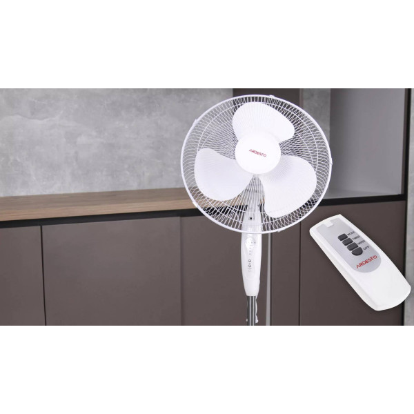 Фото - Вентилятор підлоговий Ardesto FN-R1608RW White с ПДУ