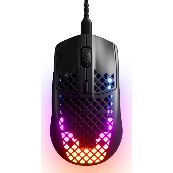 Фото - Миша дротова ігрова SteelSeries Aerox 3 Black (62599)
