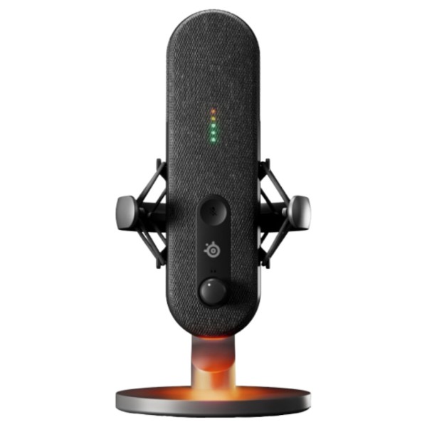 Фото - Микрофон для компьютера проводной SteelSeries Alias RGB USB 1" Capsule (61601)