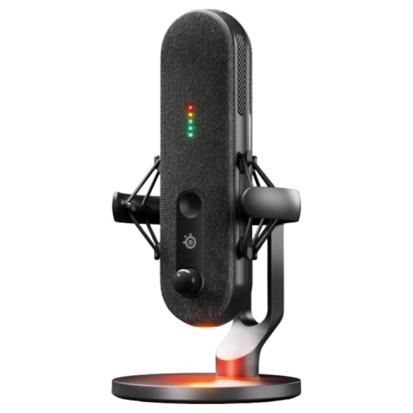 Фото - Микрофон для компьютера проводной SteelSeries Alias RGB USB 1" Capsule (61601)