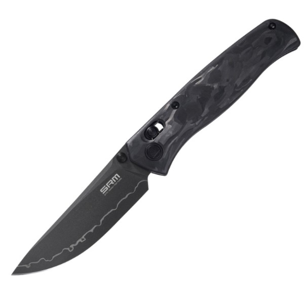 Фото - Ніж туристичний SRM Medal 255L-FB2 Black