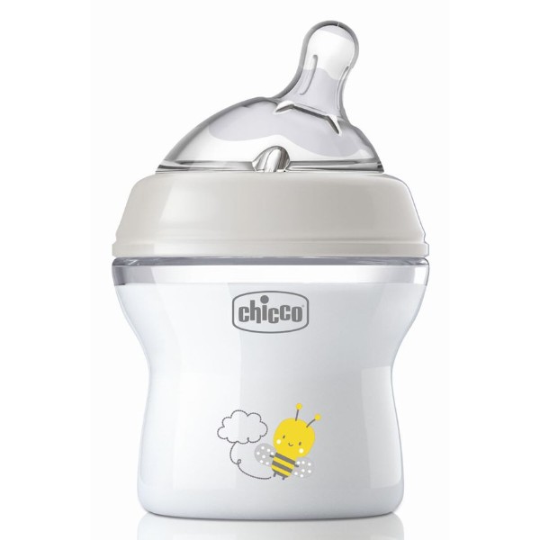 Фото - Бутылочка для кормления Chicco Natural Feeling 150 мл від 0 м медленный поток (81311.30)
