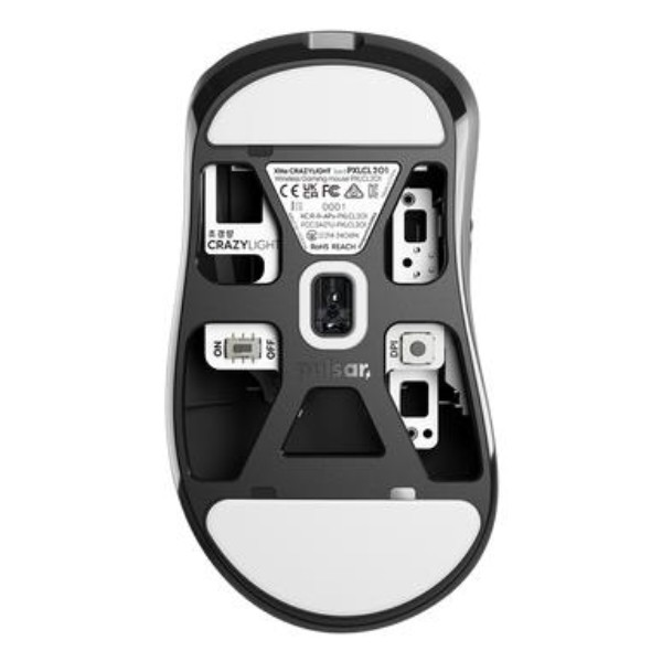 Фото - Миша бездротова ігрова Pulsar Xlite Crazylight Medium 8К Black (PXLCL201)