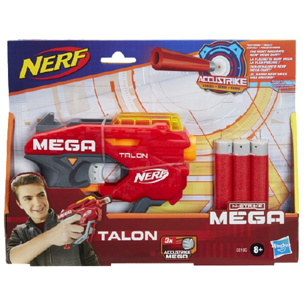 Фото - Бластер однозарядний Hasbro Nerf Мега Талон (E6189) Фото - Бластер однозарядний Hasbro Nerf Мега Талон (E6189)
