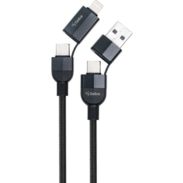 Фото - Кабель Gelius OpenX GP-UCN017 4in1 100W Black (101568)