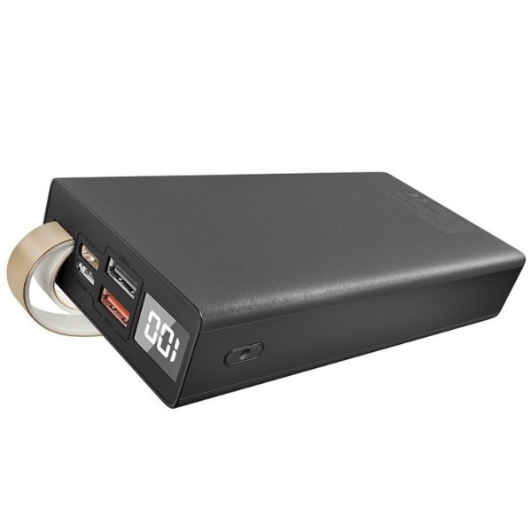 Фото - Батарея мобільна Ridea Phoenix20 10W digital display + lamp 20000 mAh Black (RP-D20L)
