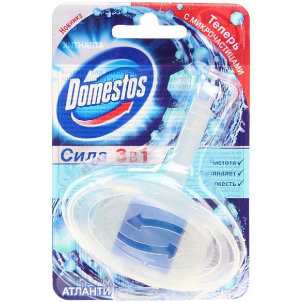 Фото - Туалетний блок Domestos Атлантик 40 г (8717163006085)