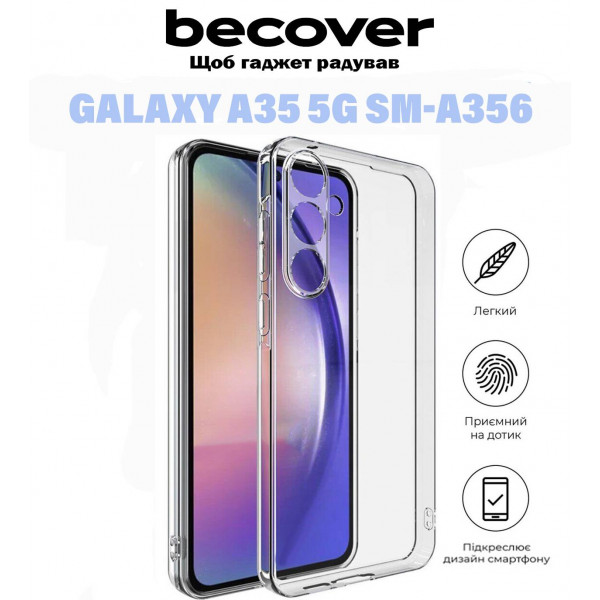 Фото - Чохол для смартфону BeCover for Samsung Galaxy A35 5G SM-A356 Transparancy (710901)