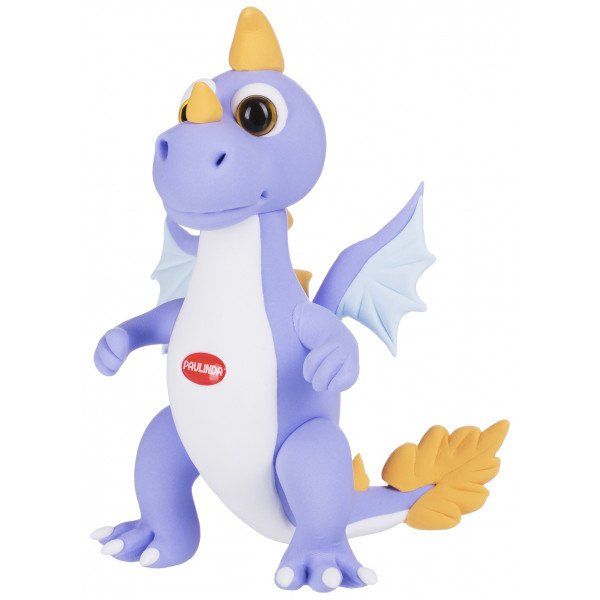 Фото - Маса для ліплення Paulinda Super Dough Cool Dragon Дракон Фіолетовий (PL-081378-18)