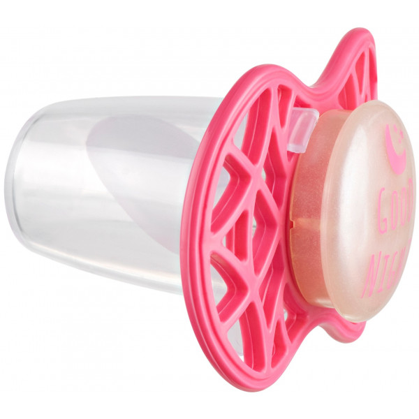 Фото - Ортодонтическая пустышка Nuvita Air55 Cool 6m+ ''Good Night'' Марсала (NV7084GM)