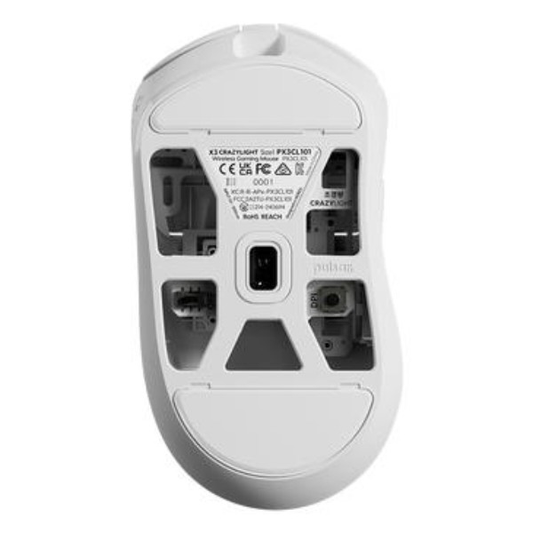 Фото - Миша бездротова ігрова Pulsar X3 CrazyLight Mini White (PX3RCL102)
