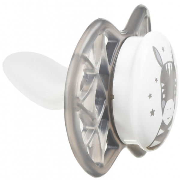Фото - Ортодонтична пустушка Nuvita Air55 Explorer 0m + (зебра, пінгвін) 2 шт. (NV7066N)