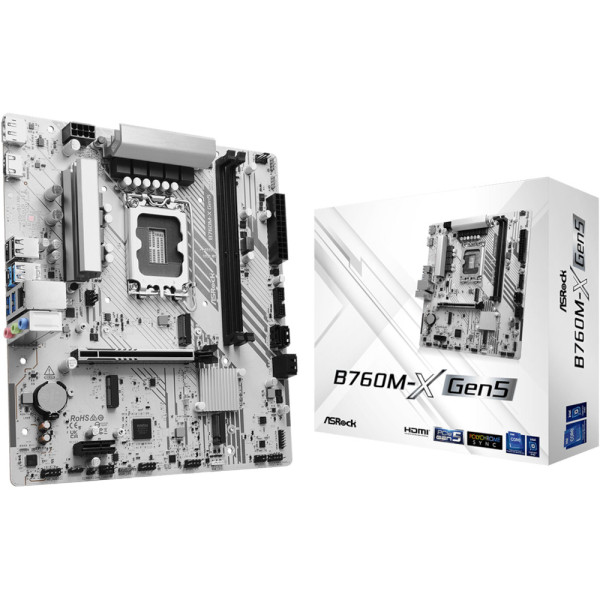 Фото - Материнская плата ASRock B760M-X GEN5 2xDDR5