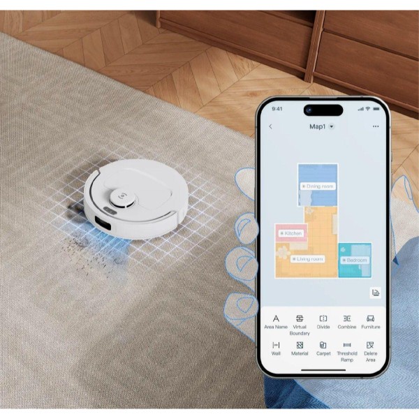 Фото - Робот-пилосос миючий Ecovacs DEEBOT T30C DLX71 WHITE
