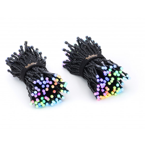 Фото - Гірлянда лінійна Twinkly Smart LED Strings RGBW 250, BT + WiFi, Gen II, IP44, чорний (TWS250SPP-BEU)