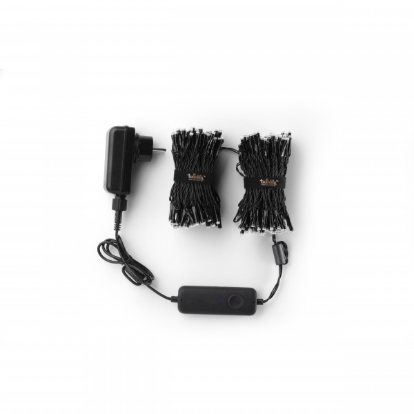 Фото - Гирлянда линейная Twinkly Smart LED Strings RGBW 400, BT+WiFi, Gen II, IP44, черный (TWS400SPP-BEU)