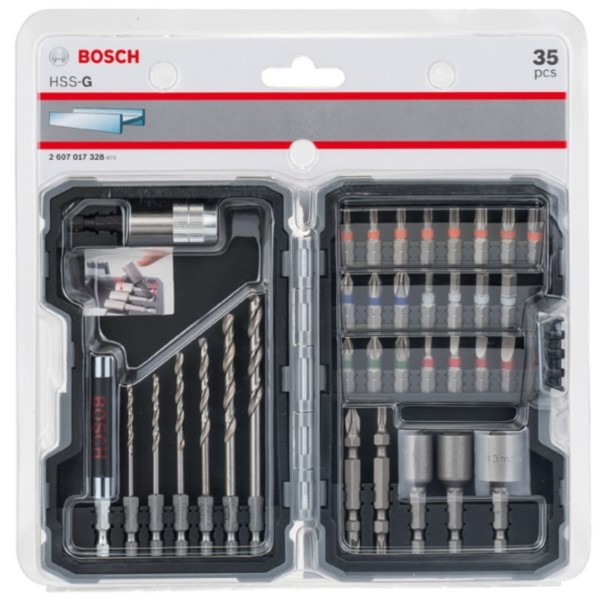 Фото - Набір свердел Bosch і біт PRO-Mix Metal 35 шт. (2.607.017.328)