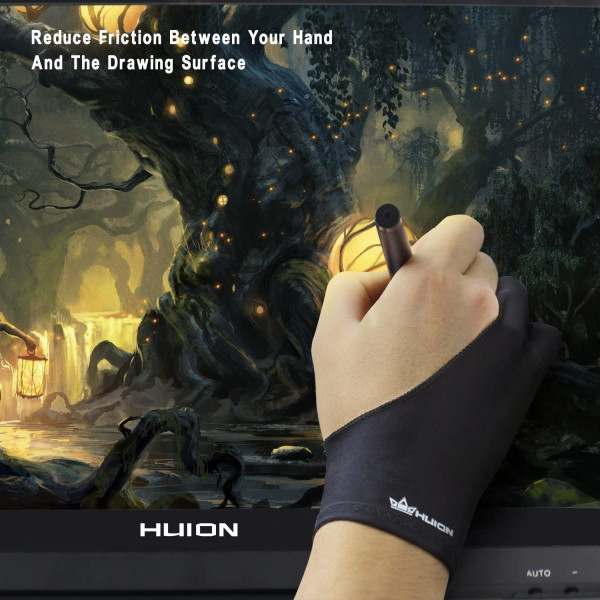Фото - Рукавички для сенсорних екранів Huion Artist Glove Free size