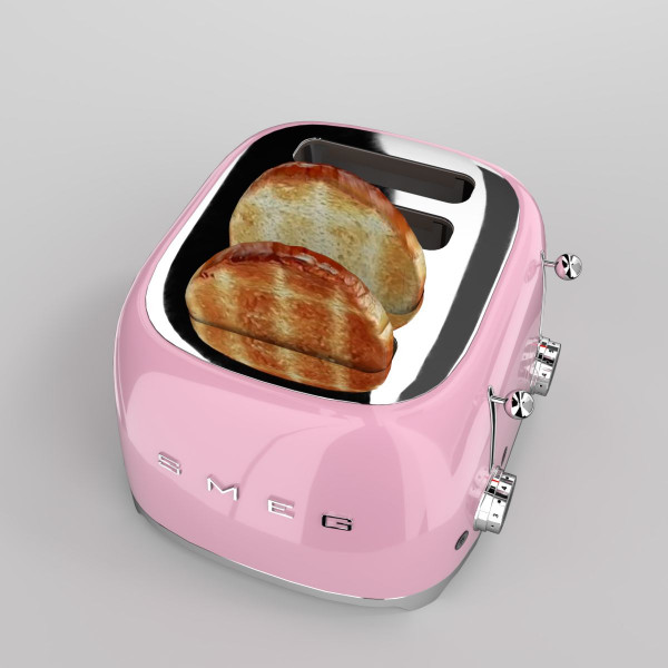 Фото - Тостер Smeg TSF03PKEU