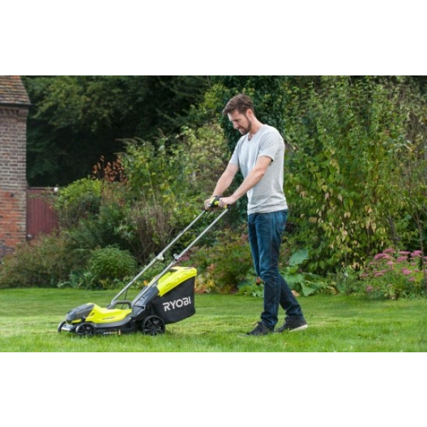 Фото - Уценка - Газонокосилка аккумуляторная Ryobi ONE+ OLM1833B без АКБ