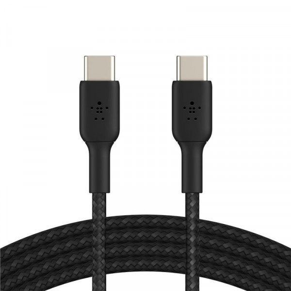 Фото - Кабель синхронізації даних Belkin USB-С-USB-С 1m Black (CAB004BT1MBK) Фото - Кабель синхронізації даних Belkin USB-С-USB-С 1m Black (CAB004BT1MBK)