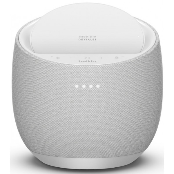 belkin Acoustics by Devialet ホワイト Портативная акустика Belkin + беспроводная зарядка Devialet