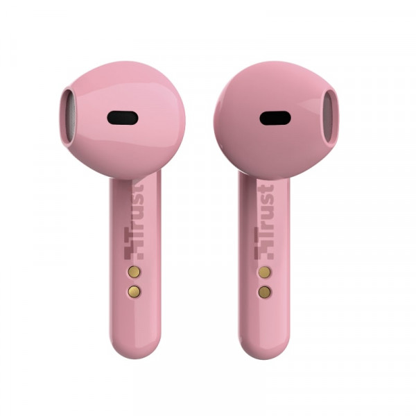 Фото - Навушники вкладиші бездротові TWS Trust Primo Touch True Wireless Mic Pink (23782)
