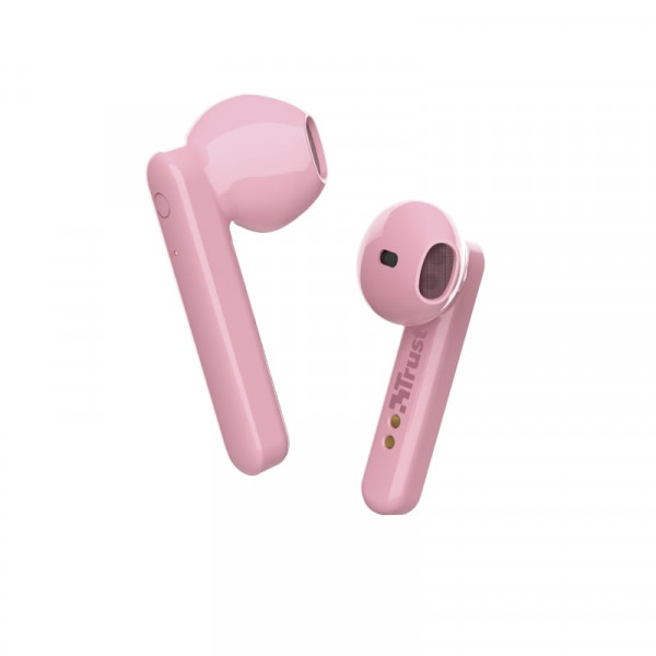 Фото - Навушники вкладиші бездротові TWS Trust Primo Touch True Wireless Mic Pink (23782)