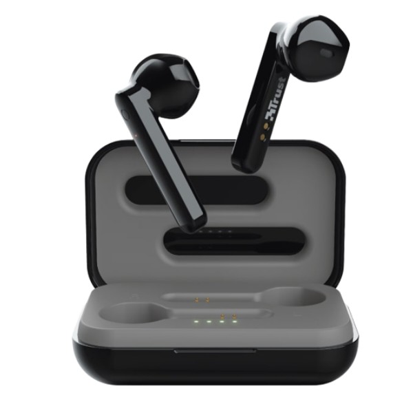 Фото - Наушники вкладыши беспроводные TWS Trust Primo Touch True Wireless Mic Black (23712)