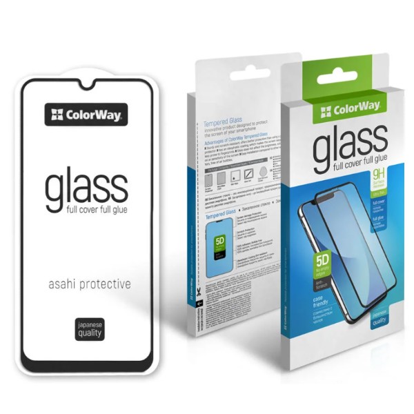 Фото - Захисне скло для смартфону Colorway 9H FC glue ColorWay Samsung Galaxy A27 black (CW-GSFGSGA276-BK)