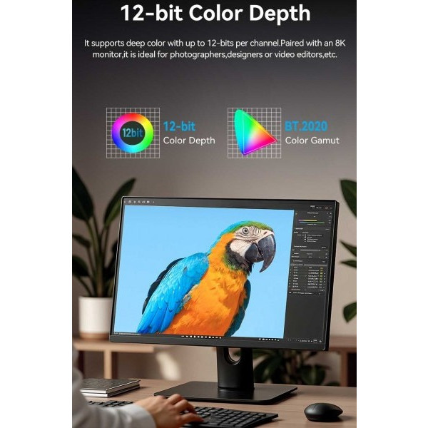 Фото - Кабель HDMI Vention HDMI M - Mini M 2.0m V2.1 (AGJGH)