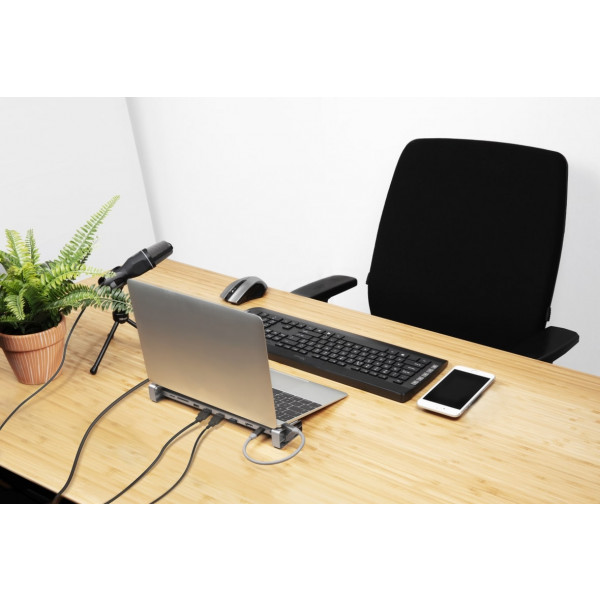 Фото - Хаб USB Trust Dalyx Aluminium 10-in-1 USB-C Multi-port Dock (23417)