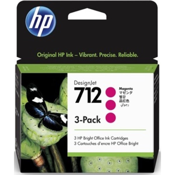 Фото - Картридж для струйных МФУ и принтеров HP No.712 DesignJet Т230/Т630 Magenta 3-Pack 29-ml (3ED78A)