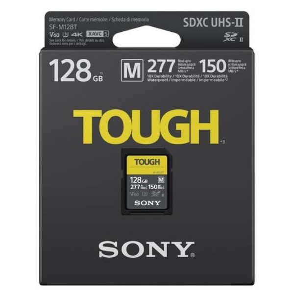 Фото - Карта памяти Sony 128GB SDXC C10 UHS-II U3 V60 R277 (SFM128T.SYM)