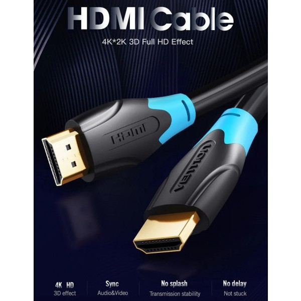 Фото - Кабель HDMI Vention HDMI M - M,15.0m V2.0 (AACBN)