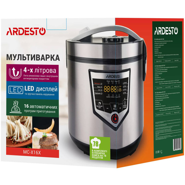 Фото - Мультиварка Ardesto MC-Х16X