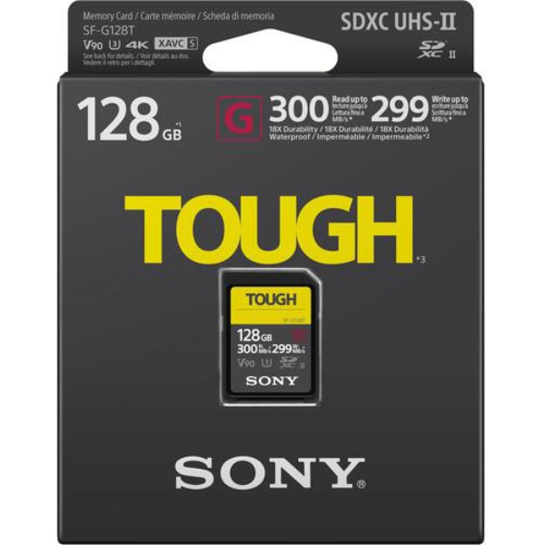 Фото - Карта пам'яті Sony SDXC 128GB C10 UHS-II U3 V90 (SFG1TG)