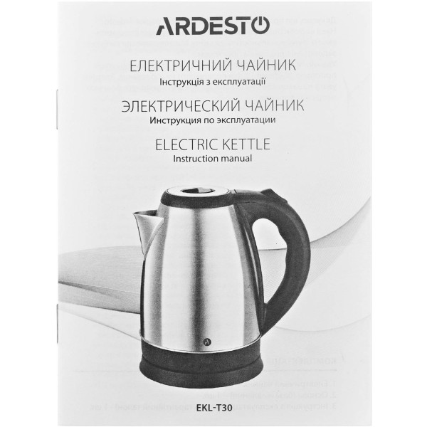 Фото - Электрический чайник Ardesto EKL-T30