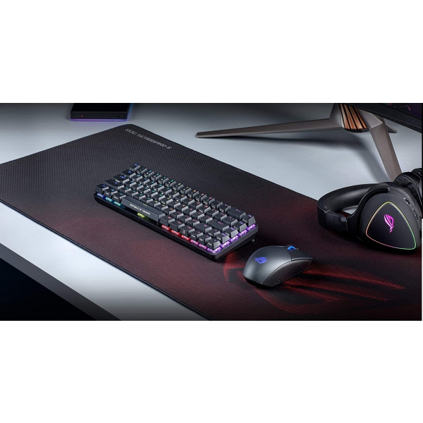 Фото - Килимок для миші ігровий Asus Rog Scabbard II Black (90MP0210-BPUA00)