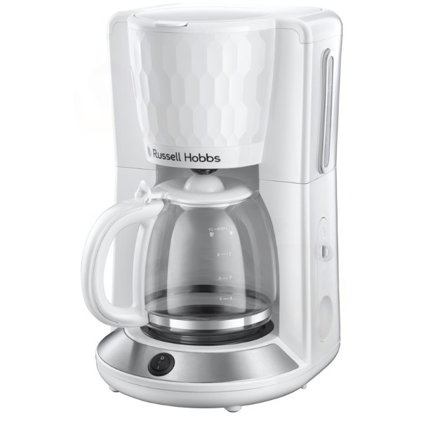 Фото - Кофеварка капельная Russell Hobbs 27010-56 Honeycomb White Фото - Кофеварка капельная Russell Hobbs 27010-56 Honeycomb White