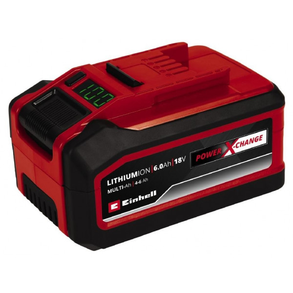 Фото - Акумулятор для електроінструментів Einhell 18V 4-6 Ah Power-X-Change Plus Multi-Ah (4511502)