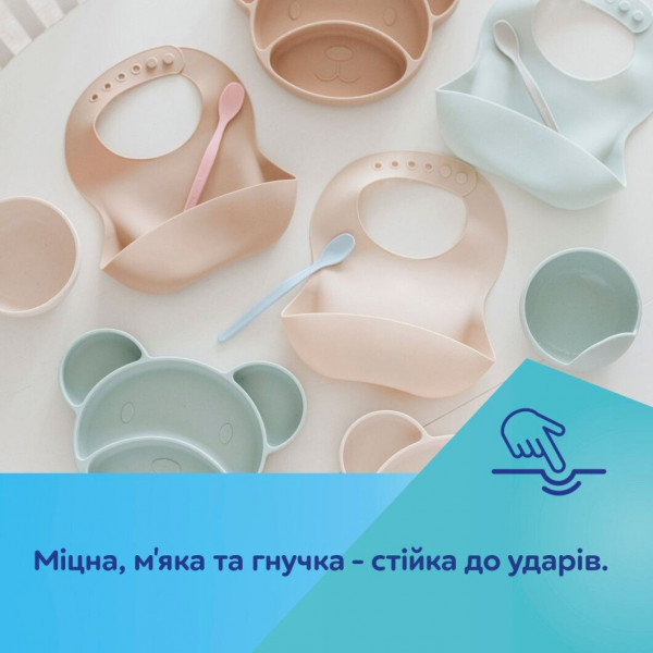 Фото - Тарелка для малыша Canpol babies зеленая (51/400_gre)