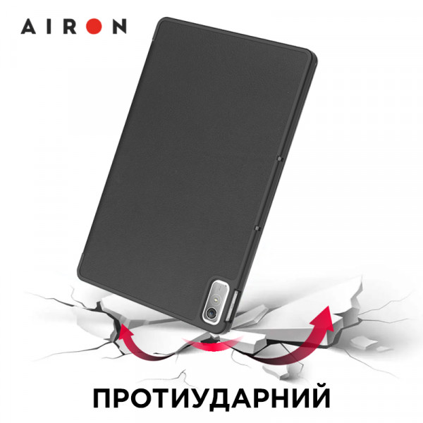 Фото - Чехол для планшета AIRON Premium for Lenovo Tab P11 2nd Gen 11.5 с защитной пленкой и салфеткой Вlack (4822352781093)