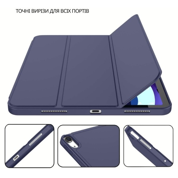 Фото - Чохол для планшета BeCover Tri Fold Soft TPU BeCover з кріпленням Apple Pencil for Apple iPad Air 11" M4 2026 Deep Blue (715230)