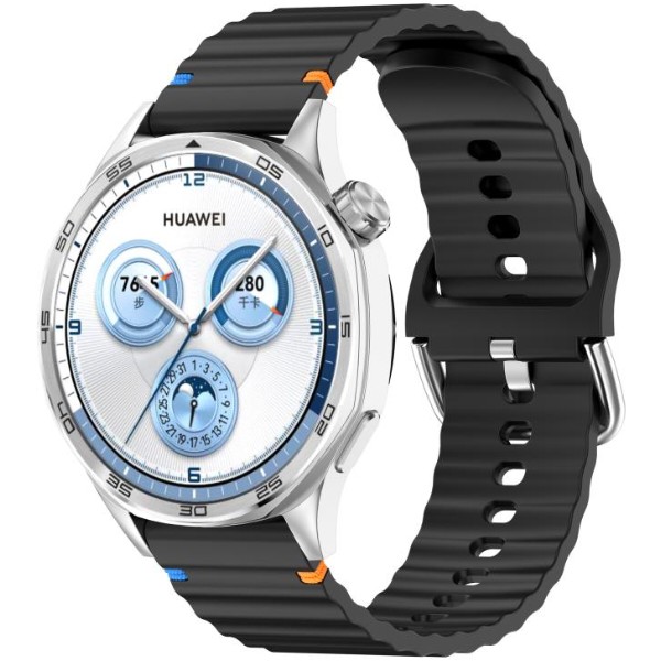Фото - Ремешок для смарт-часов BeCover Ribbed Tape (22mm) for Xiaomi Watch 2 Pro / S4 / S3 / S1 Pro / S1 / S1 Active Black (714293)