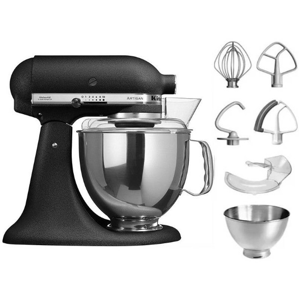 Фото - Планетарный миксер KitchenAid Artisan (5KSM175PSEBK)