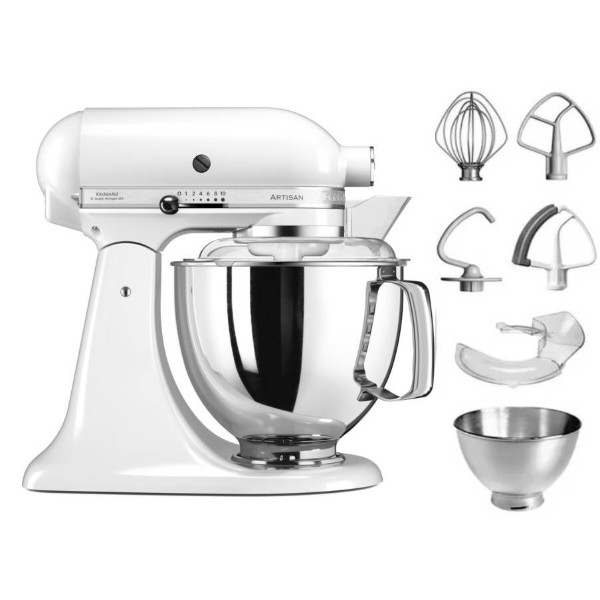 Фото - Планетарный миксер KitchenAid Artisan (5KSM175PSEWH)