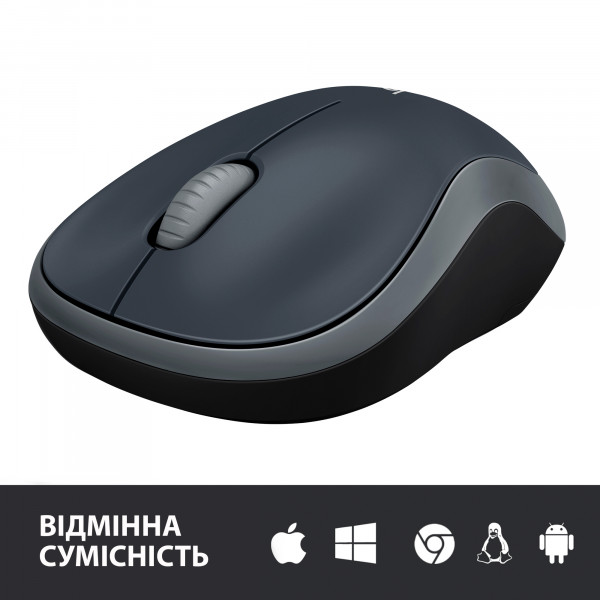 Фото - Мышь беспроводная Logitech M185 WL Swift Grey 910-002238