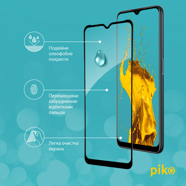 Фото - Захисне скло для смартфону Piko Full Glue for RealMe C25 Black (1283126518553)