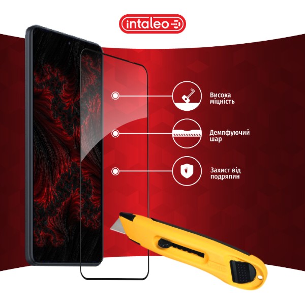 Фото - Защитное стекло для смартфона Intaleo Full Glue for Xiaomi Redmi K60 Black (1283126589867)